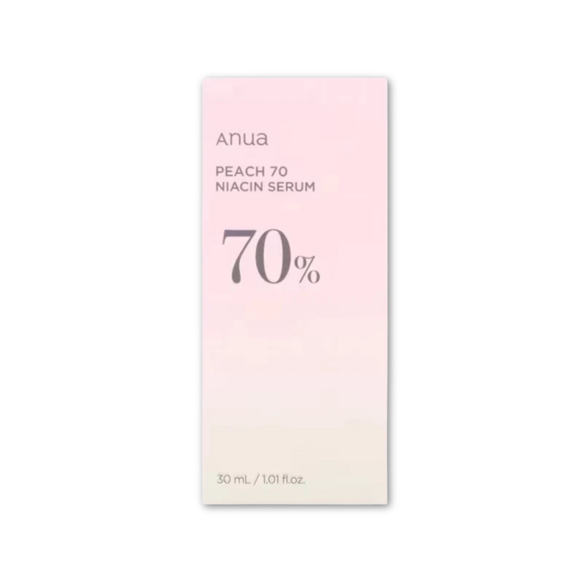 Suero de Niacinamida de Melocotón 70% parte de rutina de skincare coreano iluminador y equilibrante