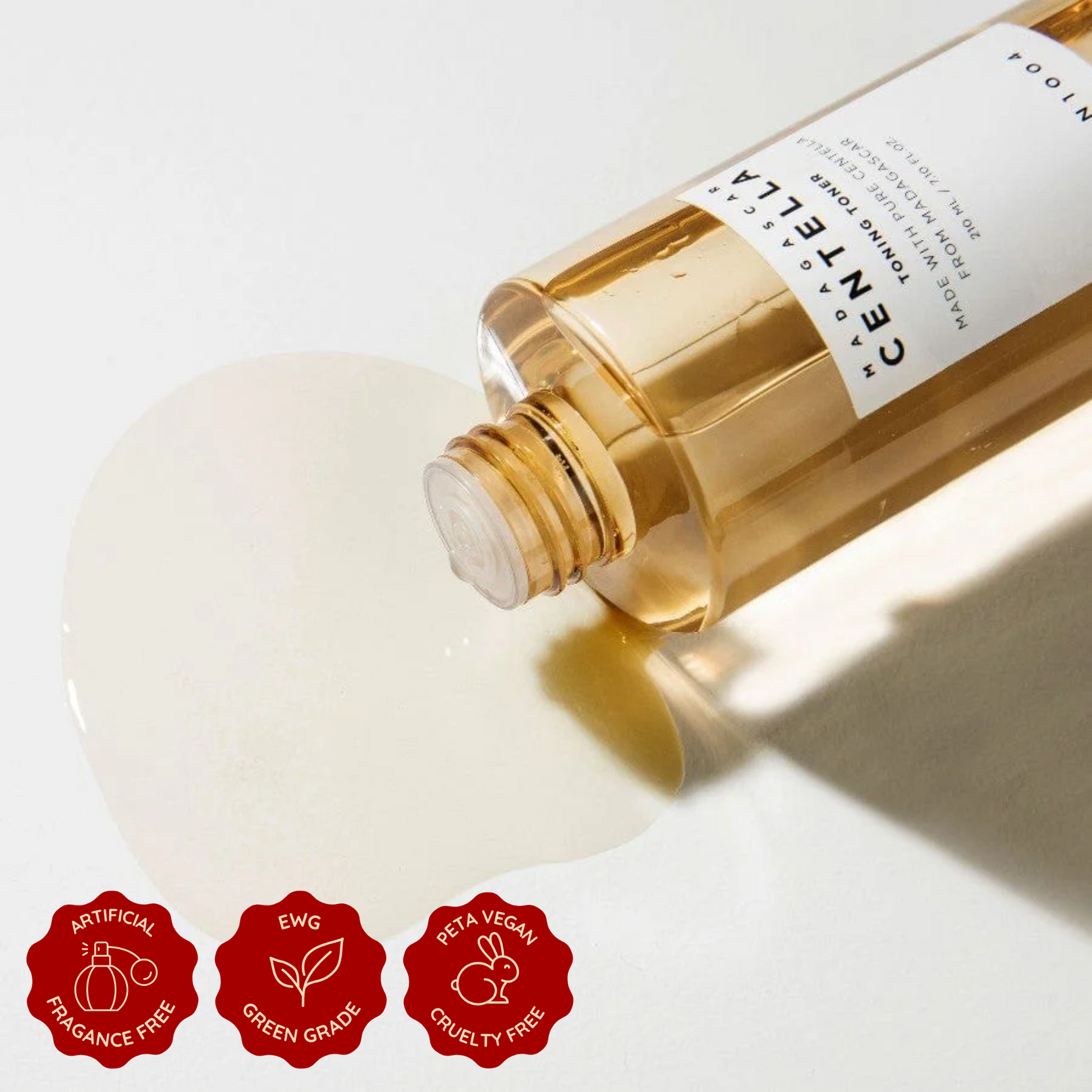 Textura ligera de Centella Mild Daily Exfoliating Toner tónico exfoliante suave para piel sensible