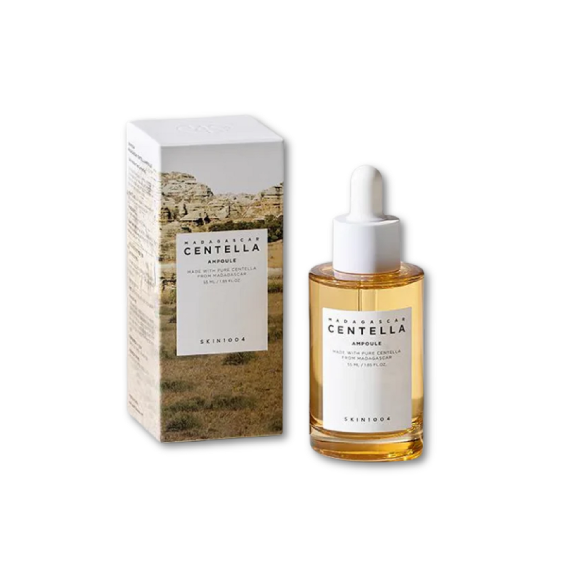 Centella Ampoule parte de rutina de skincare coreano calmante e hidratante para piel sensible