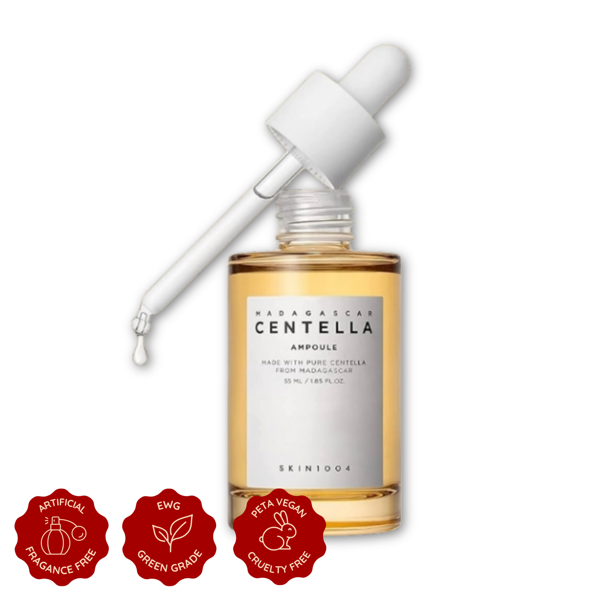Textura ligera y concentrada de Centella Ampoule suero facial hidratante y calmante