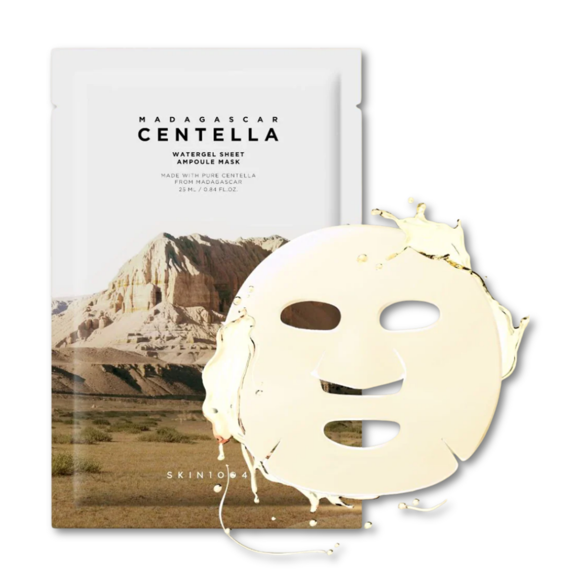 Centella Watergel Ampoule Mask mascarilla coreana hidratante y calmante con centella asiática