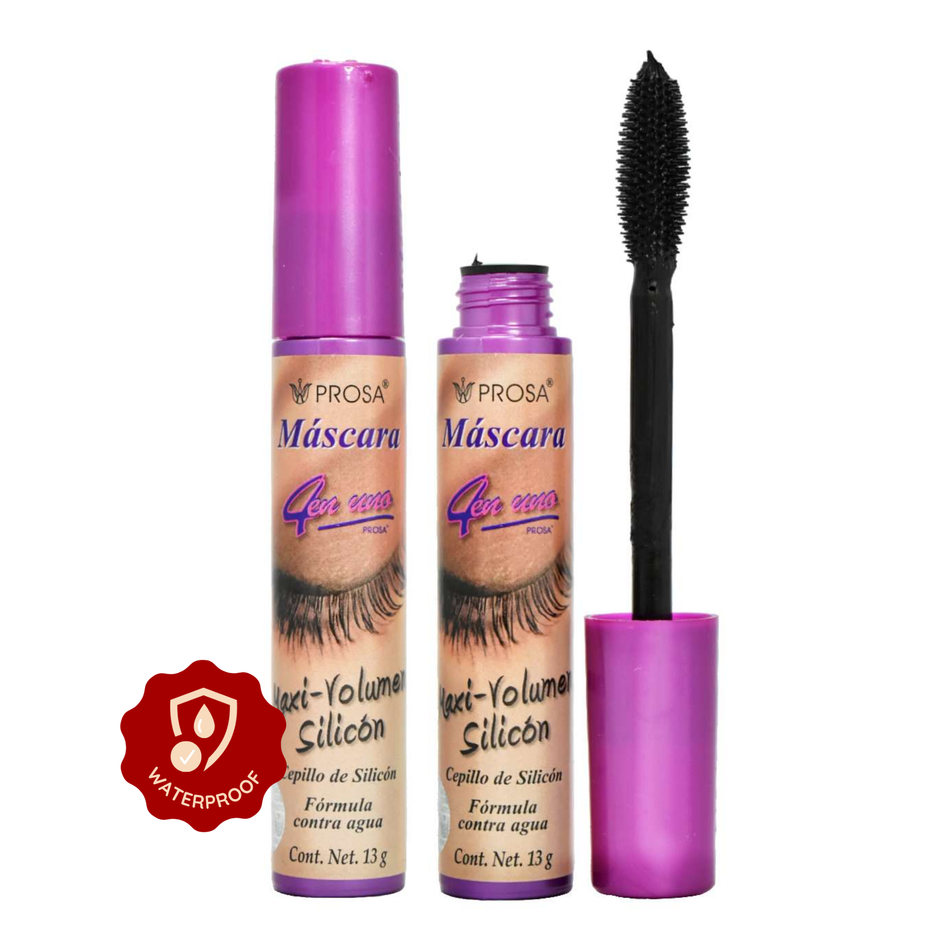 Rimel Rosa Máscara Maxi Volumen Silicon Volumen Máximo