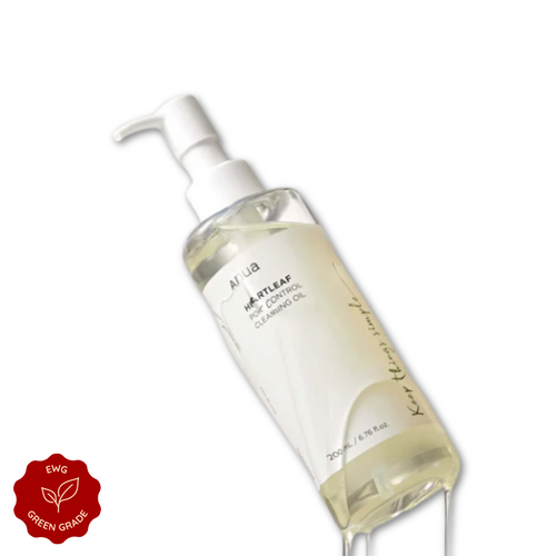 Textura ligera de Aceite Limpiador Heartleaf emulsiona suavemente controlando sebo y purificando poros