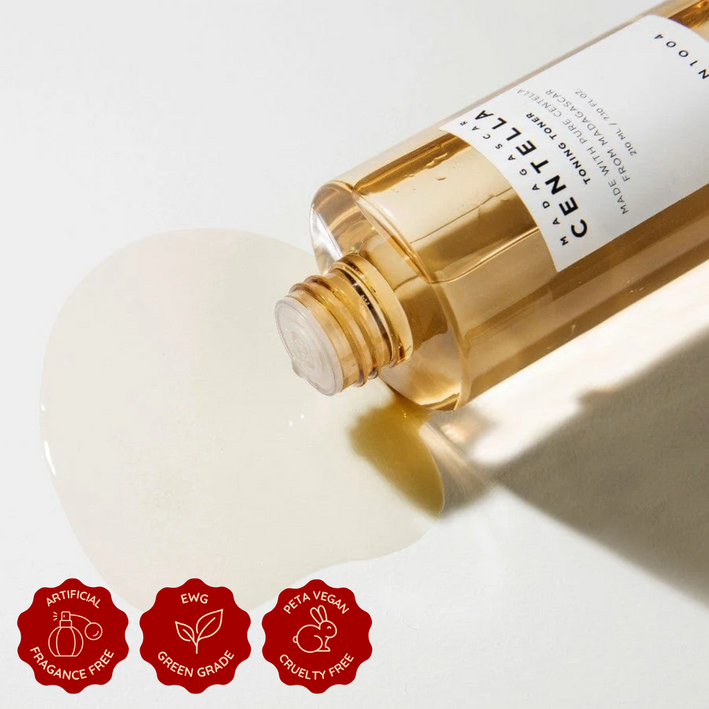 Textura ligera de Centella Mild Daily Exfoliating Toner tónico exfoliante suave para piel sensible