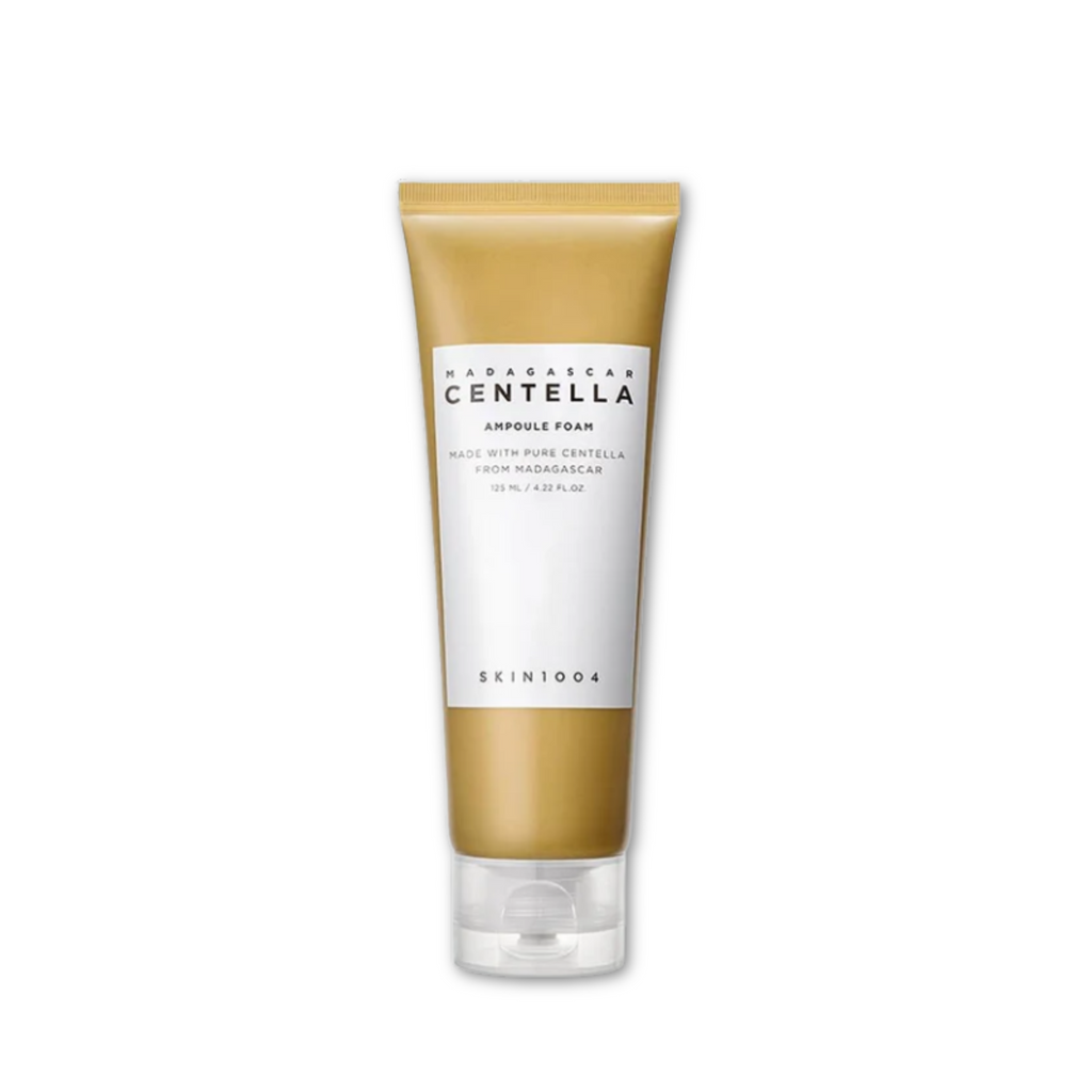Centella Ampoule Foam espuma limpiadora coreana hidratante y calmante parte de rutina de skincare